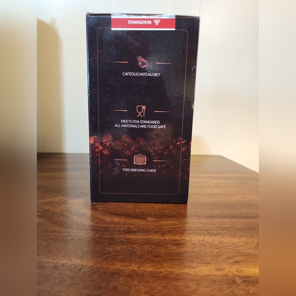 NEW Cold Brew Coffee Maker 34 Ounces Stainless Steel Filter Cafe du Chateau - Picture 9 of 10